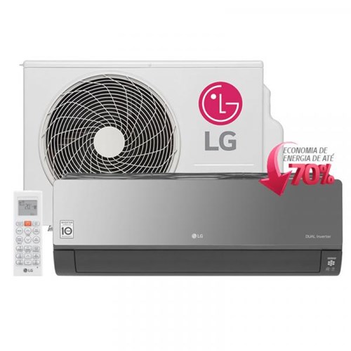 Ar Condicionado Split HW LG Dual Inverter Artcool 18000 Btus Quente/Frio 220V