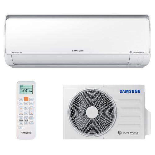 Tudo sobre 'Ar-condicionado Split Inverter Hi-wall Samsung Digital 12000 Btu/h 220v Quente/frio Ar12hsspasnnaz/a'
