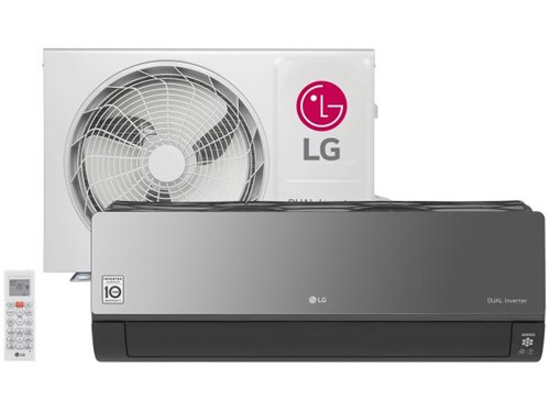 Ar-condicionado Split LG Inverter 9.000 BTUs - Quente/Frio Dual Inverter Artcool S4W09JARPA