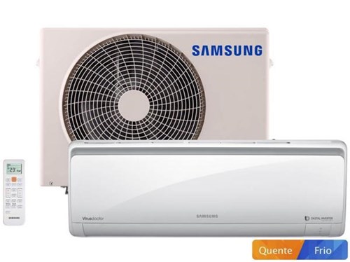 Tudo sobre 'Ar-condicionado Split Samsung Inverter 12000 BTUs - Quente/Frio AR12HSSPASN/AZ'