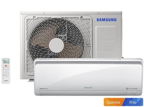 Tudo sobre 'Ar-condicionado Split Samsung Max Plus 24.000 BTUs - Quente/Frio Virus Doctor AR24HSSPASN/AZ'