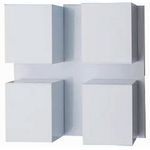 Arandela Articulável em Alumínio Branca 4xGU10 Cube A-94 Ideal