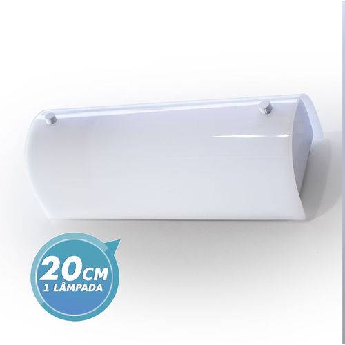 Arandela Camarim 20cm para 1 Lâmpada E27 Ideal para Banheiro St465
