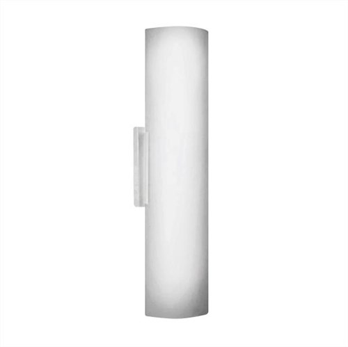 Arandela Taschibra Embaú 40cm 2 Lâmpadas Vidro Branca
