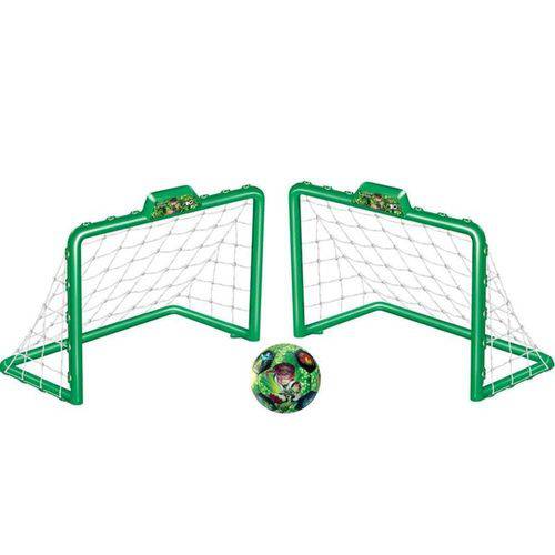 Arco Chute a Gol + Bola Ben 10 - 408 Lider Brinquedos - Verde