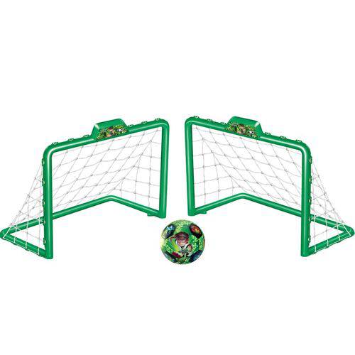 Arco Chute a Gol + Bola Ben 10 - 408 Lider Brinquedos - Verde