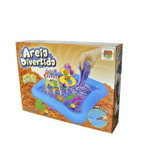 Tudo sobre 'Areia Divertida Delicias com Base Inflavel Dm Toys Dmt5340'