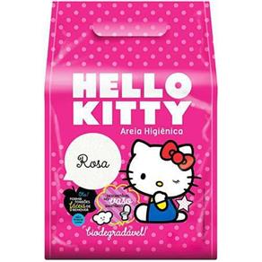 Areia Higiênica Hello Kitty Rosa 2Kg