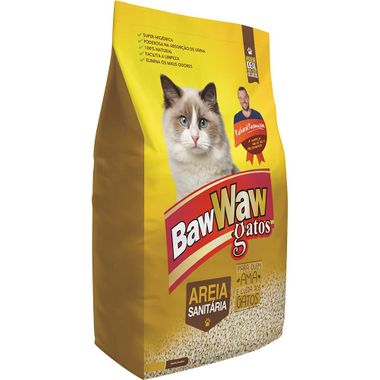 Areia Higiênica para Gatos Baw Waw 4kg