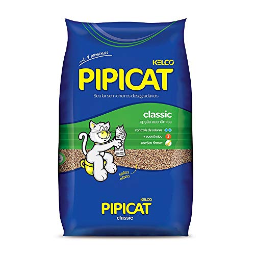 Areia Higiênica Pipicat Classic para Gatos - 4kg