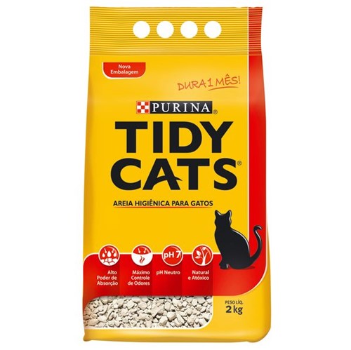 Tudo sobre 'Areia Higienica Tidy Cat 2kg'