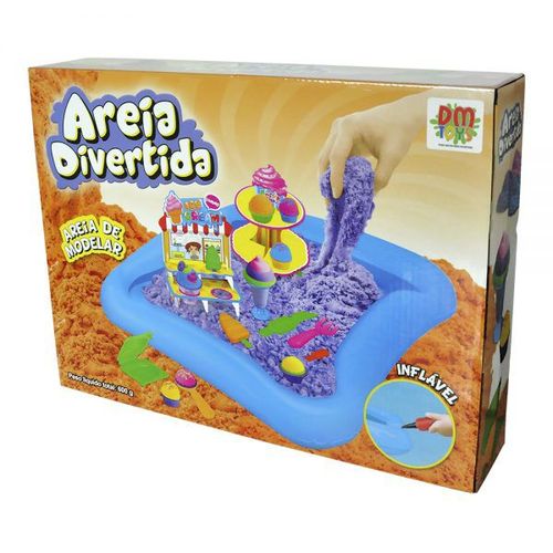 Areia Mágica Dm Toys Delícias 600g + Acessórios