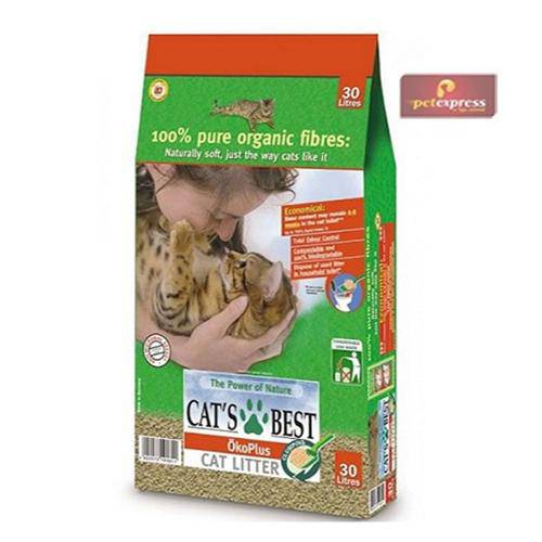 Tudo sobre 'Areia Sanitária Cats Best Okoplus 17,2kg'
