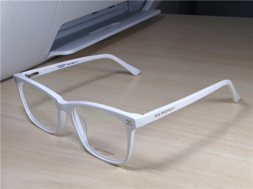 Armação de Óculos de Grau Feminino Ah1041 (Branco)