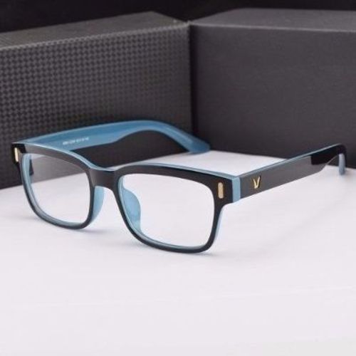 Armação Unissex Retangular Vintage para Óculos de Grau - Várias Cores