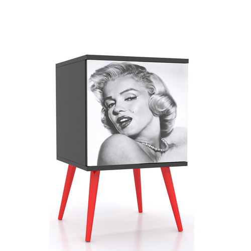Tudo sobre 'Armário 1 Porta Marilyn Monroe com Estampa em Alta Definição - Grupo Lush'