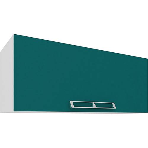 Tamanhos, Medidas e Dimensões do produto Armário Aéreo Art In Móveis Cz402 Basculante 1 Porta Branco/Verde - 33x80x31,6cm