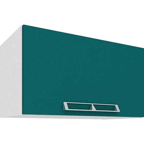 Tamanhos, Medidas e Dimensões do produto Armário Aéreo Art In Móveis Cz400 Basculante 1 Porta Branco/Verde - 33x60x31,6cm