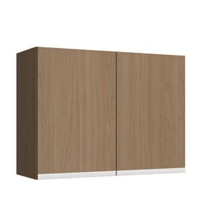 Armario Aéreo Kappesberg 0.80M 2 Portas E745 - Marrom Chocolate