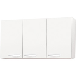 Armário Aéreo Movelbento ATM121 3 Portas Branco - (63,5x120x32cm)