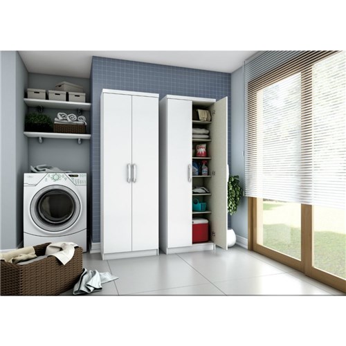 Armário Multiuso Margarida D110 2 Portas Henn Branco
