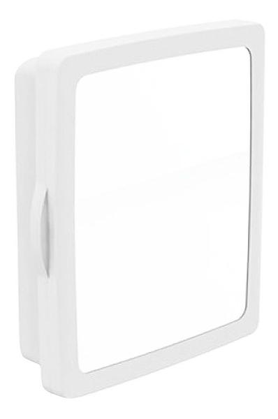 Armário para Banheiro Branco com Espelho Fixável na Parede - Alladin