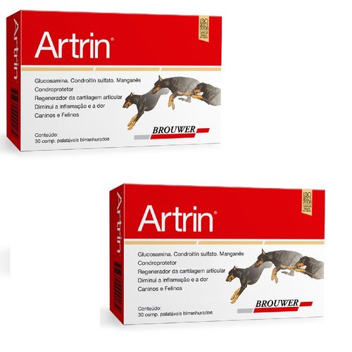 Artrin 60 Comprimidos Brower - Condroprotetor Cães e Gatos