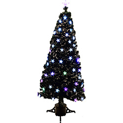 Árvore de Fibra Ótica Verde com Estrelinhas 1,8m 220V - Orb Christmas