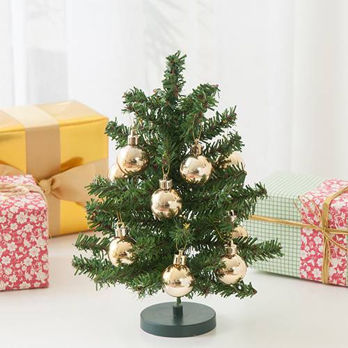 Árvore de Mesa 26cm Decorada com Bolas - Orb Christmas