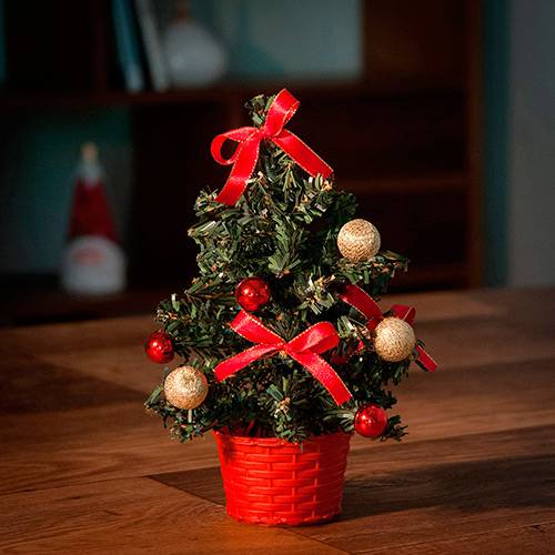 Árvore de Mesa Decorada, 21cm - Orb Christmas