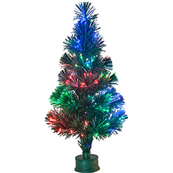 🏷️【Tudo Sobre】→ Árvore de Mesa em Fibra Ótica 46cm Christmas Traditions