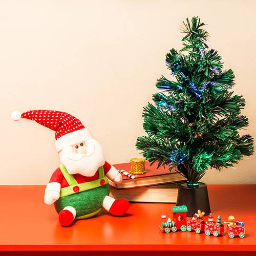 Árvore de Mesa em Fibra Ótica 46cm - Orb Christmas