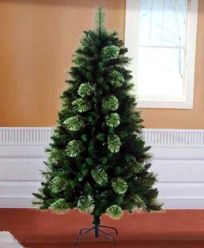 Árvore de Natal 1,82 M 182 Cm 641 Galhos com 100 Luzes Brancas Led 110v - Christmas