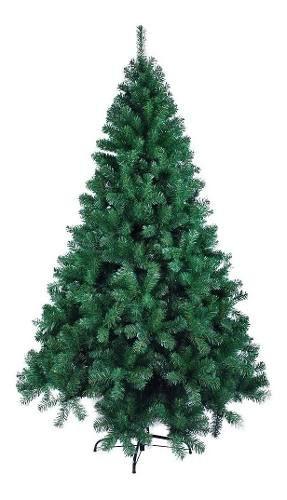 Árvore de Natal 2,10 M 860 Galhos com 100 Luzes de Led Coloridas 110v - Magizi
