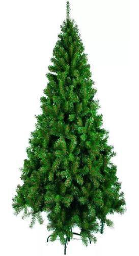 Árvore de Natal 2,40 M 1198 Galhos com 100 Luzes de Led Coloridas 110v - Magizi