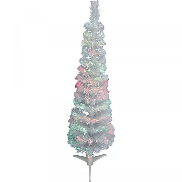 Árvore de Natal Branca em Fibra Ótica 1,5m 120 Galhos 110v EAN 4897057310192 - Christmas