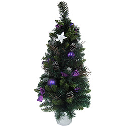 Árvore de Natal Christmas Traditions Decorada 90cm - Verde