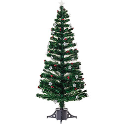 Árvore de Natal com Fibra Ótica 1,8m 220v - Christmas Traditions