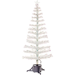 Árvore de Natal com Fibra Ótica Branca 1,5m 110v - Christmas Traditions