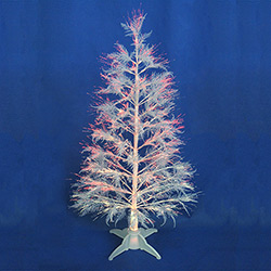 Árvore de Natal com Fibra Ótica Branca 1,80m - Christmas Traditions