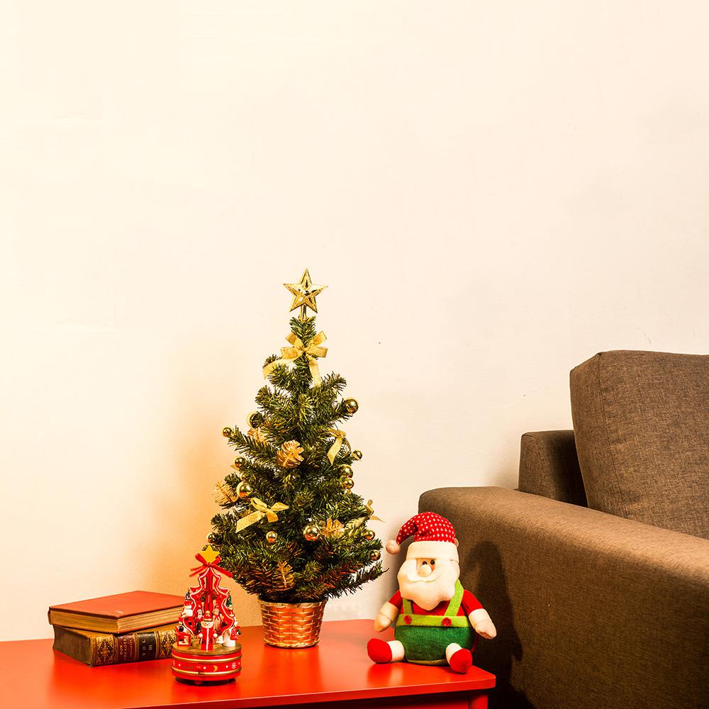 🏷️【Tudo Sobre】→ Árvore de Natal de Mesa Luxo 60cm - Christmas Traditions
