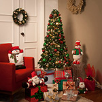 Tudo sobre 'Árvore de Natal Decorada 1,8m - Christmas Traditions + Conjunto Enfeite de Árvore de Natal 70 Peças - Orb Christmas'