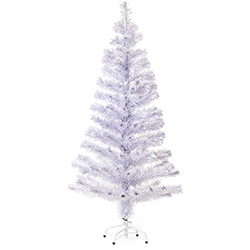 Árvore de Natal em Fibra Ótica Branca 1,5m 220v - Christmas Traditions