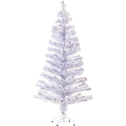 Árvore de Natal em Fibra Ótica Branca 1,5m 110v - Christmas Traditions