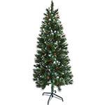 Tudo sobre 'Árvore de Natal Nevada 1,8m 465 Galhos Decorada com Pinhas e Frutinhas e Base em Metal - Orb Christmas'