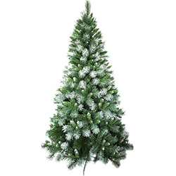 Árvore de Natal Nevada 2,1m 970 Galhos - Orb Christmas