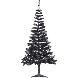 Árvore de Natal Tradicional Preta 2,1m - Christmas Traditions