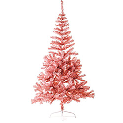 Árvore de Natal Tradicional Rosa Claro 1,5m - Christmas Traditions