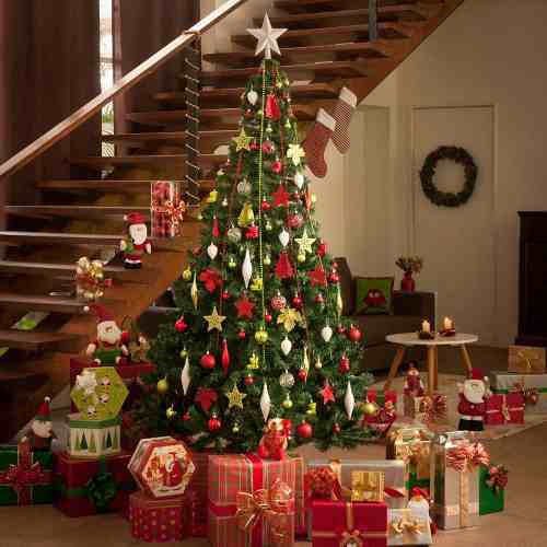 Árvore de Natal Tradicional Verde 2,10 M 790 Galhos Christmas Traditions