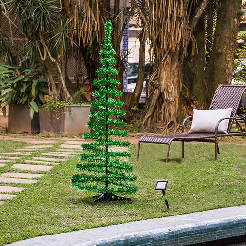 Tudo sobre 'Árvore Solar com Pisca 1,5m Christmas Traditions'